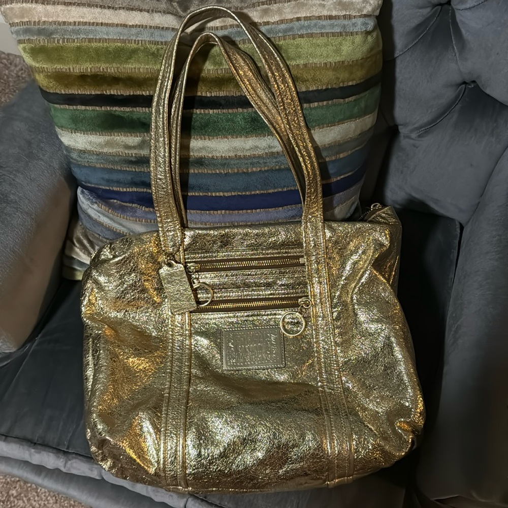 Gold Coach Poppy bag